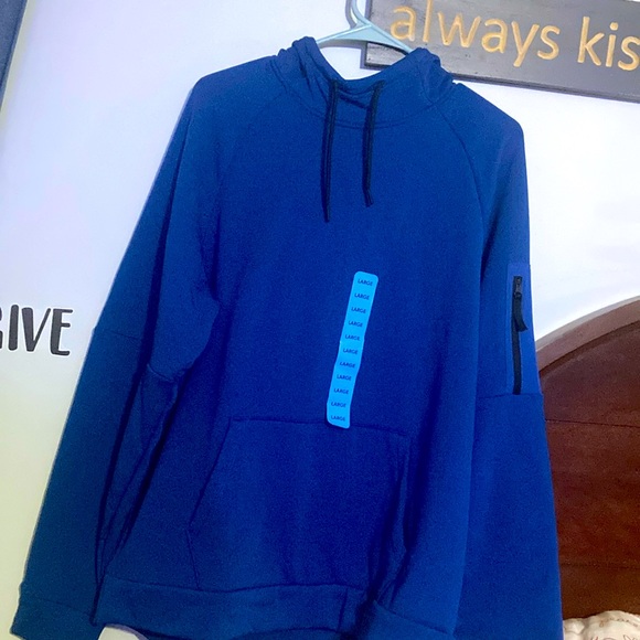 NWT! MENS fleece hoodie size large - Picture 2 of 6